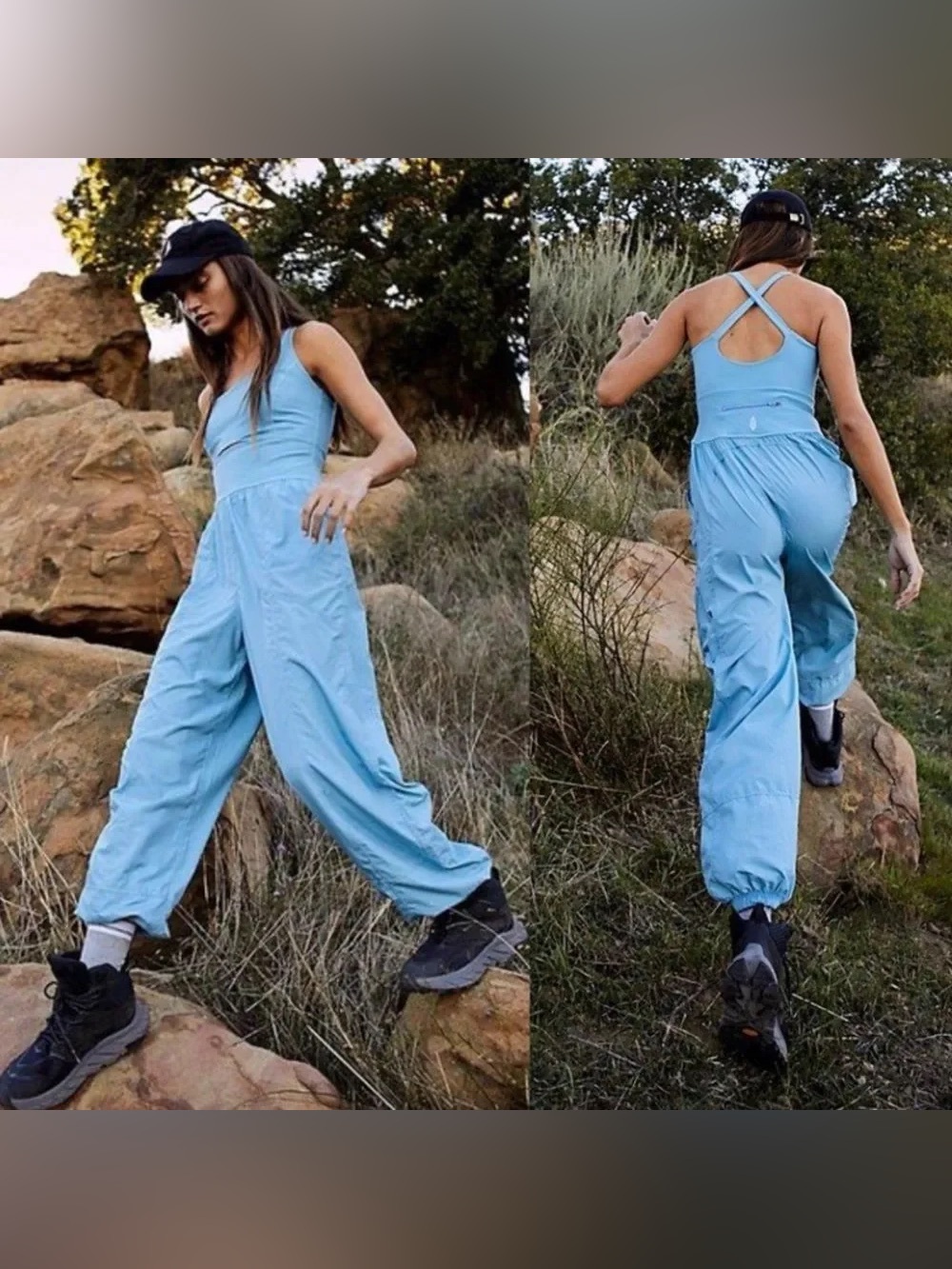 Free People Movement Small Righteous Onesie Track Jumpsuit In Falling Water